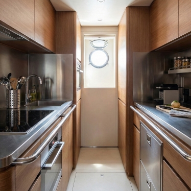 Kompakt Marin Mutfak Sistemleri İçin Alan Optimizasyonu Prensipleri