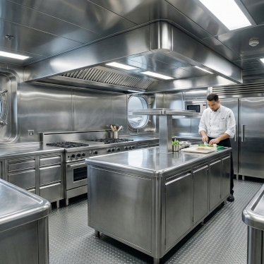 Uzun Ömürlü Gemi Mutfak Ekipmanları İçin Malzeme Seçim Kriterleri