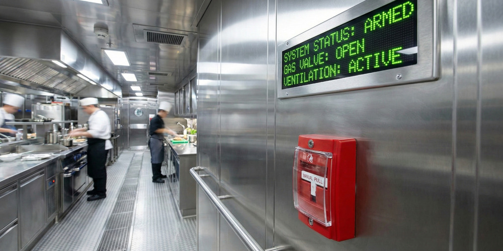 Gemi Mutfaklarına Entegre Yangın Söndürme Sistemleri