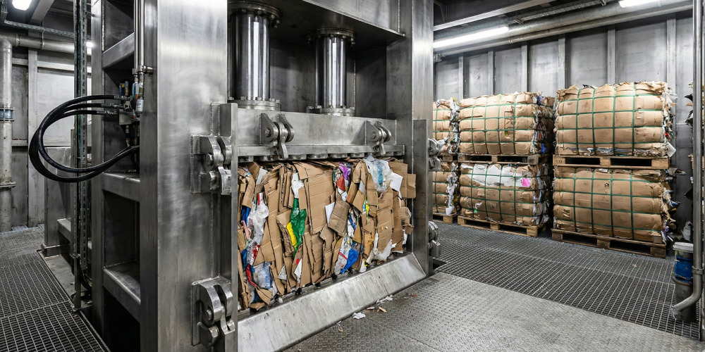 Onboard Waste Compaction Systems and Volume Reduction Methods