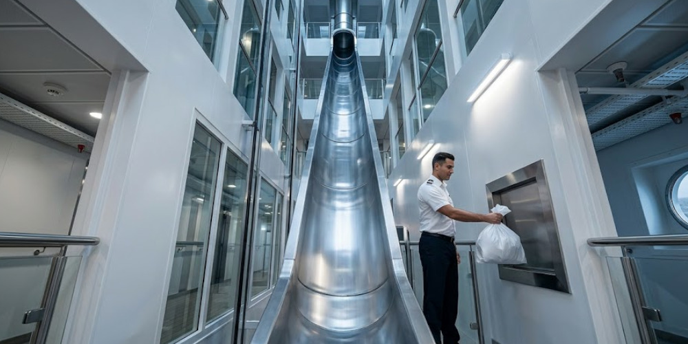 Chute Sistemi Nedir? Gemilerde Kuru Atık Yönetimi İçin Verimli Çözümler