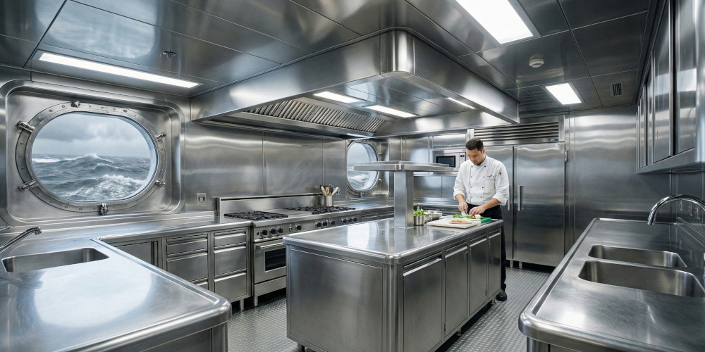 Uzun Ömürlü Gemi Mutfak Ekipmanları İçin Malzeme Seçim Kriterleri