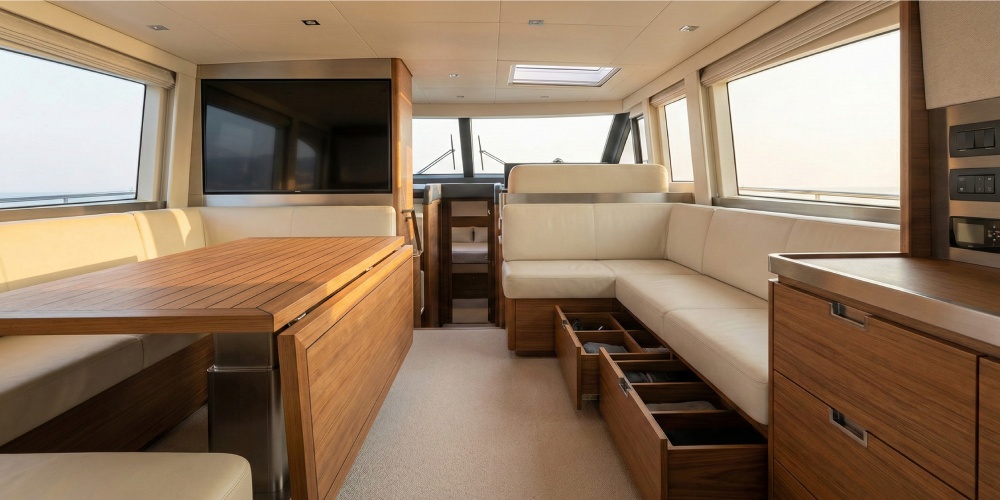 Is it Possible to Create Caravan Comfort Inside a Yacht? Smart Design and Equipment Solutions 